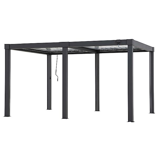 Sunjoy Multi-Pergola Matterhorn 306 cm x 406 cm Anthrazit günstig online kaufen