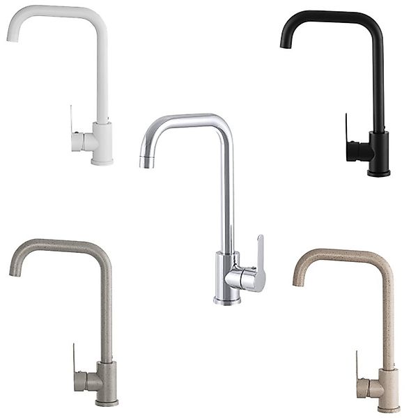 Faizee Möbel Küchenarmatur STEEL Küchenarmatur Wasserhahn Küche Spüle Armat günstig online kaufen