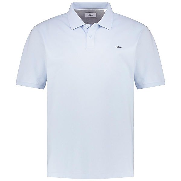 s.Oliver Basic-Poloshirt Farbe blau Größe: 4XL günstig online kaufen