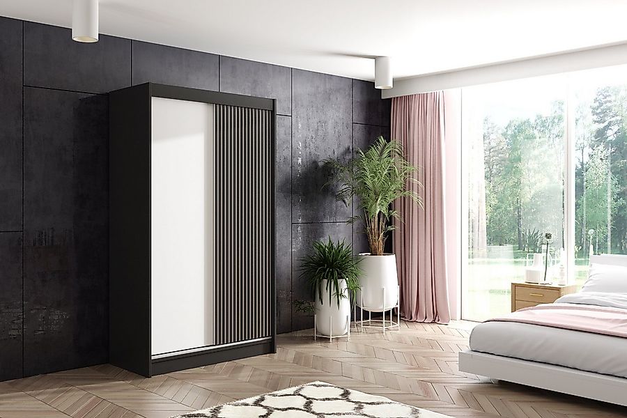 ALTDECOR Schiebetürenschrank VILAN (Kleiderschrank Garderobenschrank mit vi günstig online kaufen