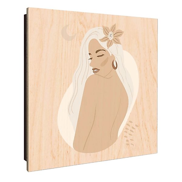 Banjado Großer Schlüsselkasten Holz 30x30cm Schwarz Scharnier Links 50 Hake günstig online kaufen