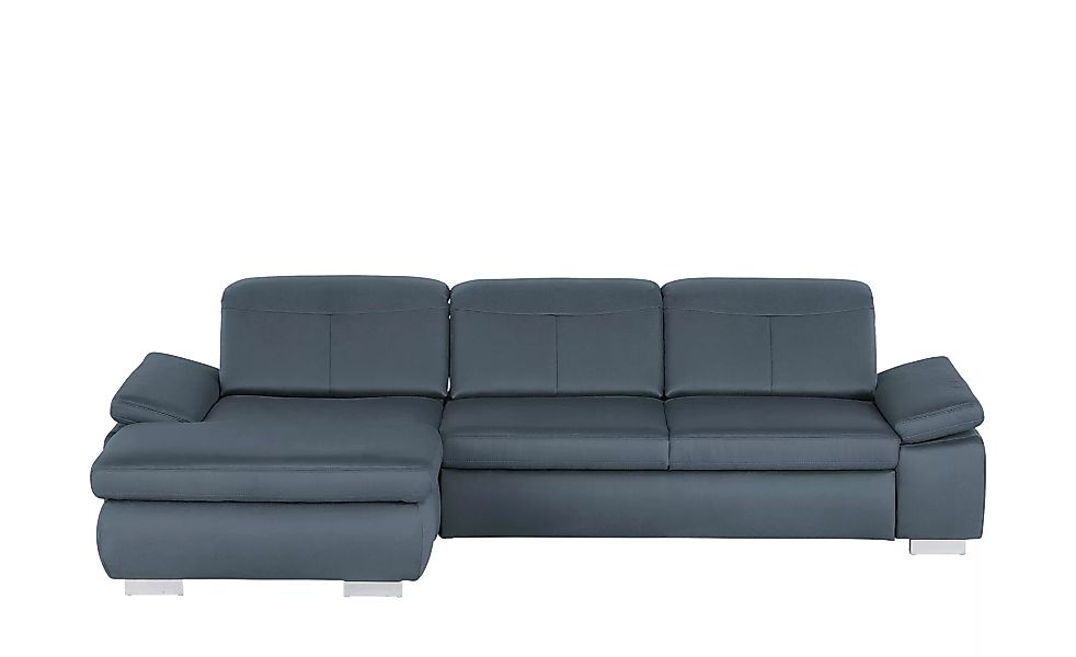 Ecksofa  Kathrin - blau - 309 cm - 85 cm - 195 cm - Polstermöbel > Sofas > günstig online kaufen