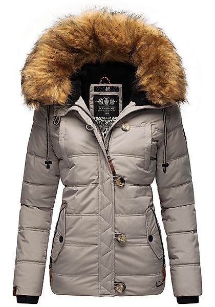 Navahoo Winterjacke "Zoja", mit Kapuze, stylische Steppjacke mit Kunstpelz günstig online kaufen