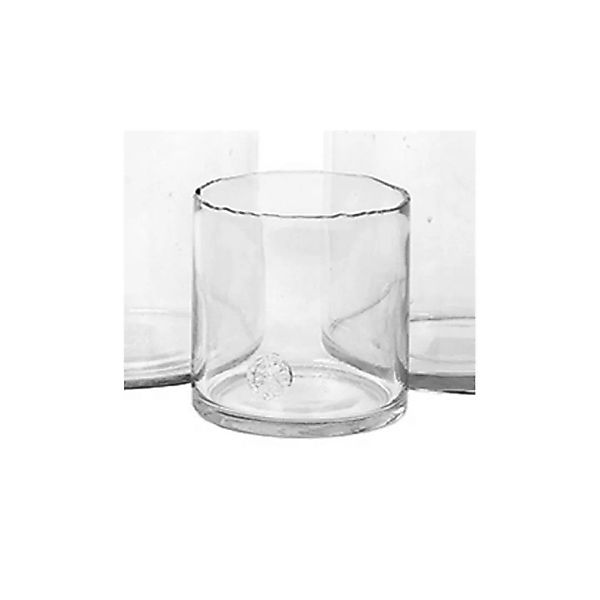 Glas-Zylinder mit Boden klar 12x12 cm günstig online kaufen