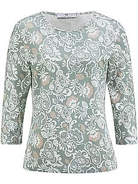Rundhals-Shirt 3/4-Arm Peter Hahn grün günstig online kaufen