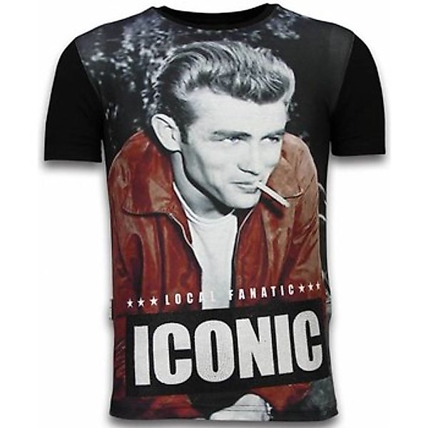 Local Fanatic  T-Shirt James Dean Iconic Digital Strass günstig online kaufen