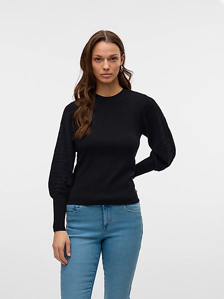 Vero Moda Strickpullover VMHOLLYPOINTELLE LS O-NCK günstig online kaufen