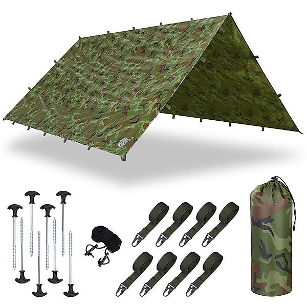 yourGEAR Sonnensegel yourGEAR Bushcraft Tarp 4,3x4,3 günstig online kaufen