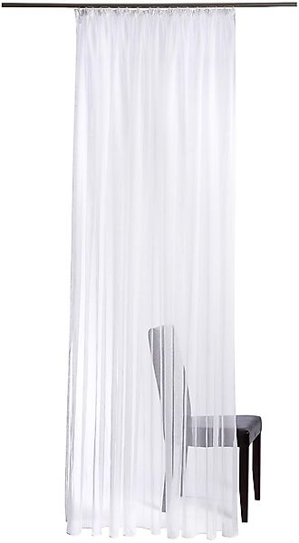 HOMING Gardine »Garland« Kräuselband 1 Stk. tlg. Kräuselgardine, weiß, tran günstig online kaufen