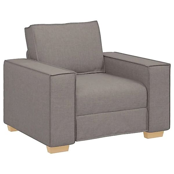 vidaXL Sofa Stuhl Taupe 60 cm Stoff 4104966 günstig online kaufen