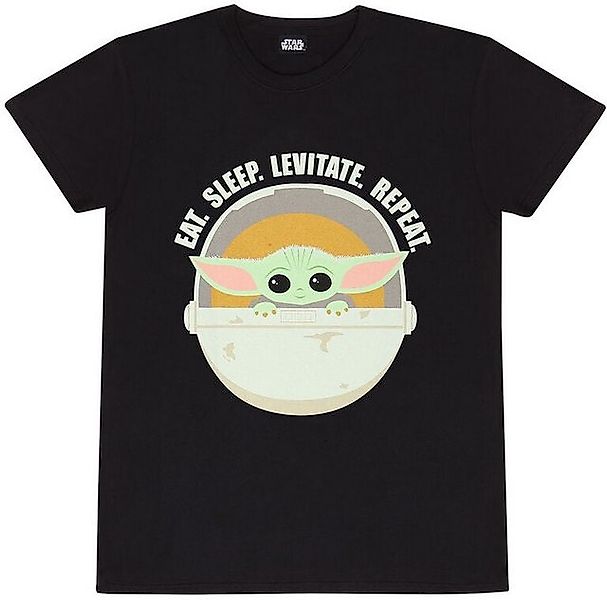 Star Wars T-Shirt The Mandalorian Eat Sleep Levitate T-Shirt günstig online kaufen