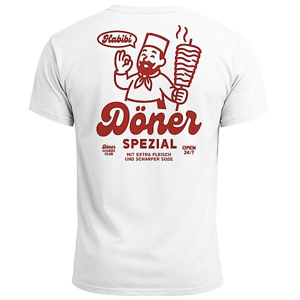 Neverless Print-Shirt Herren T-Shirt Backprint Döner günstig online kaufen