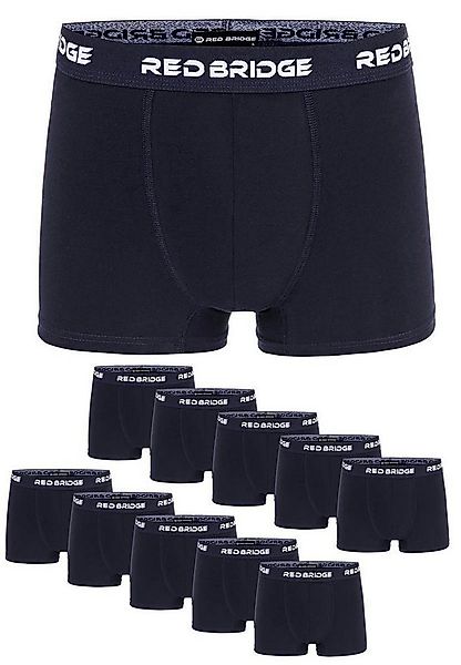 RedBridge Boxershorts 10er-Pack Bequeme Unterwäsche mit elastischem Bund (S günstig online kaufen