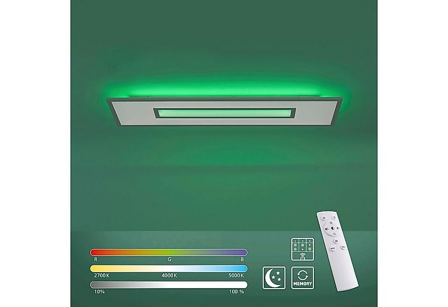 JUST LIGHT LED Deckenleuchte RECESS, Dimmfunktion, LED fest integriert, war günstig online kaufen