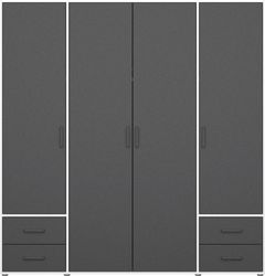 rauch Drehtürenschrank "Kleiderschrank Schrank Garderobe Wäscheschrank VOYA günstig online kaufen