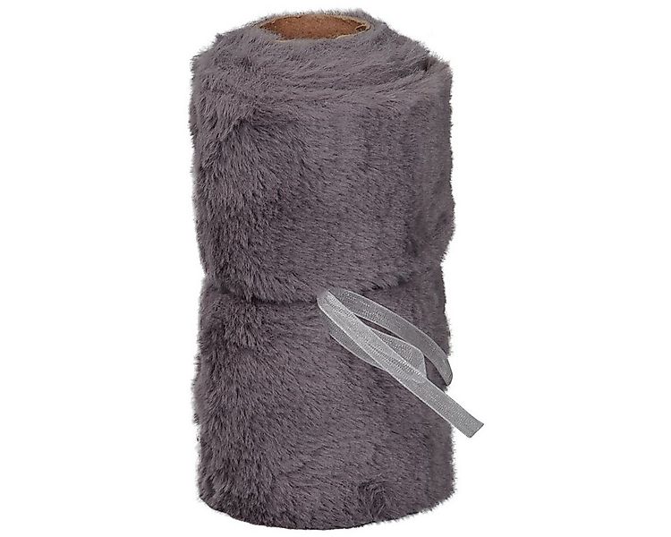 matches21 HOME & HOBBY Tischdecke Tischband Grau Fell-Optik, Kunstfell Tisc günstig online kaufen