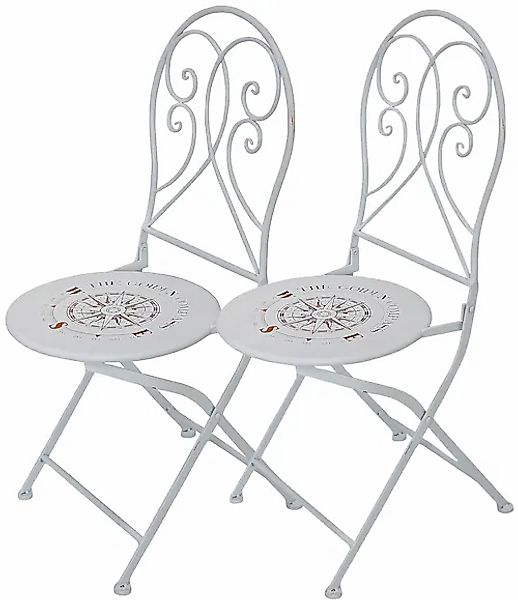 Garden Pleasure Gartenstuhl »Bayo« (Set) 2 Stk. 2er Set, Stahl/Textil, stap günstig online kaufen