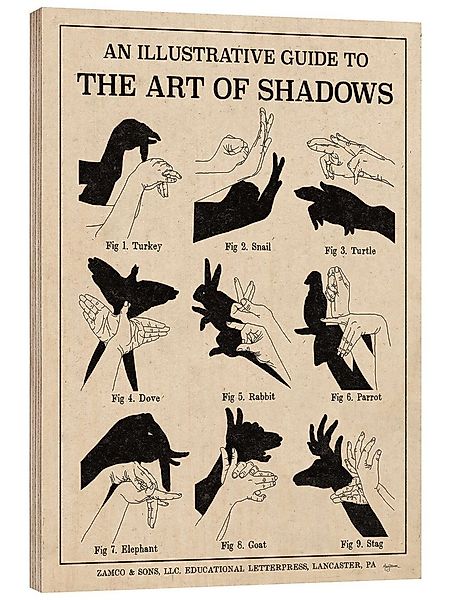 Posterlounge Wandbild Die Kunst der Schattenspiele X (Englisch), Mary Urban günstig online kaufen