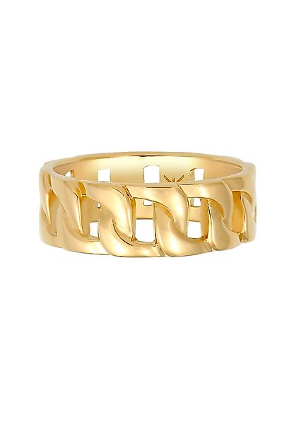 Kuzzoi Silberring Herren Chunky Chain Look günstig online kaufen
