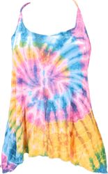 Guru-Shop T-Shirt Sommerliches Boho Batik Top, günstig online kaufen