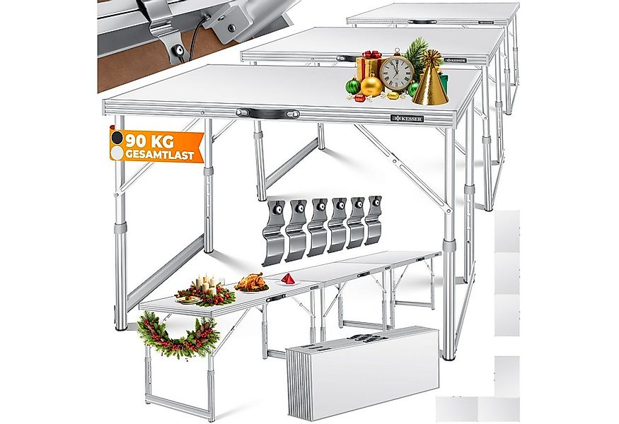 KESSER Tapeziertisch, Multifunktionstisch Profi 3- teilig, 100 60 cm günstig online kaufen