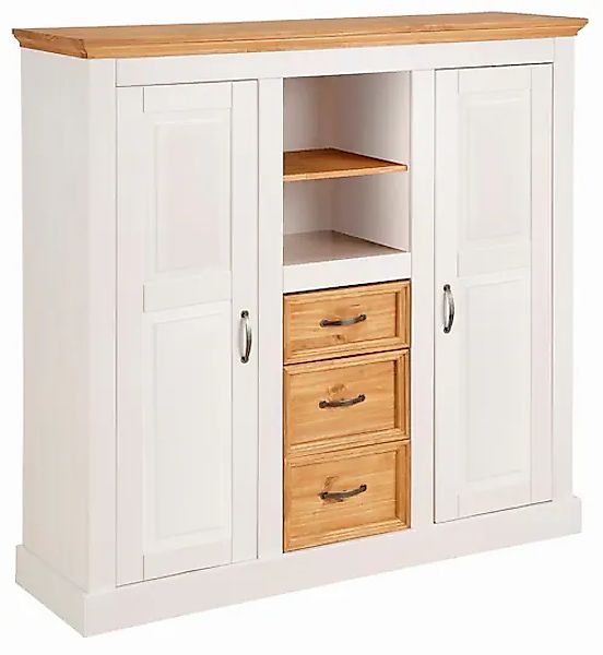 Home affaire Highboard "Selma", Stauraumschrank, Breite 130 cm günstig online kaufen