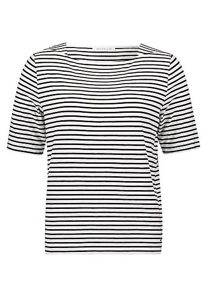 Betty&Co Kurzarmshirt Damen mit U-Boot-Ausschnitt (1-tlg) günstig online kaufen