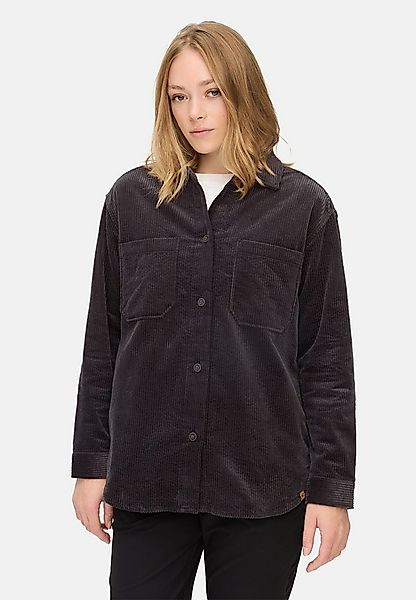 camel active Langarmbluse aus reiner Baumwolle Langarm Kentkragen unifarben günstig online kaufen