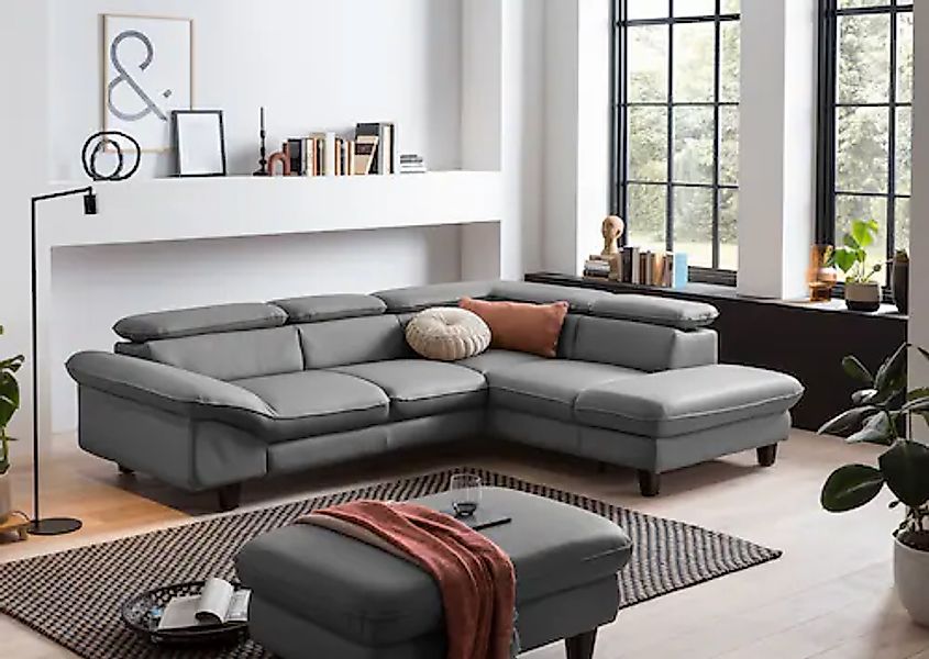 Home affaire Ecksofa "Pilot L-Form" mit Kopfteilverstellung, wahlweise mit günstig online kaufen