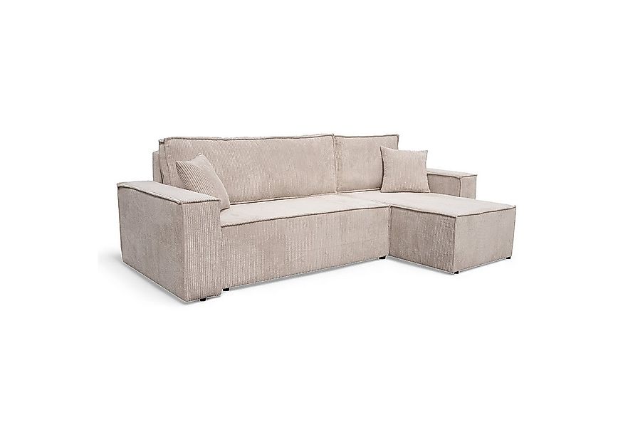 M-Punkt24 Ecksofa COMO, mit Bett Sofa Schlafsofa Ottomane rechts links univ günstig online kaufen