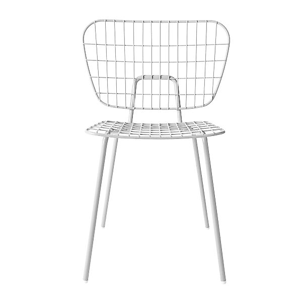 Menu - WM String Dining Chair - weiß/BxHxT 53x80x50cm/für Innen- und Außenb günstig online kaufen