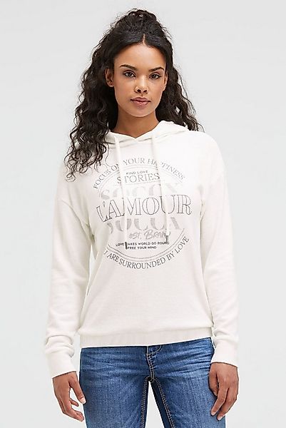 SOCCX Kapuzenpullover mit elastischem Saum günstig online kaufen