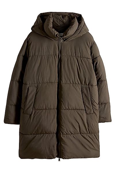 The Set Steppmantel The Set Langer, wattierter Mantel mit Kapuze (1-tlg) günstig online kaufen