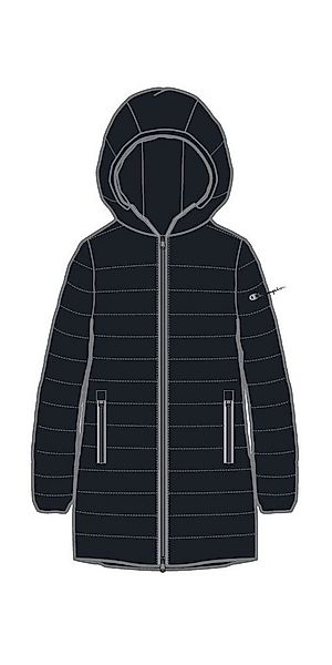 Champion Funktionsjacke Steppmantel (leichte gepolstert, Kapuze) schwarz Da günstig online kaufen