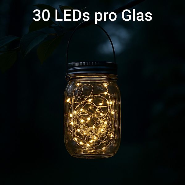 INTERGARDEN LED Solarleuchte 3er Set Solarlampe günstig online kaufen