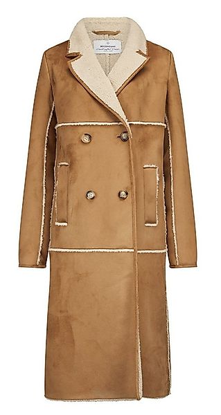 Milestone Fellimitatmantel MSEnola langer schmal geschnittener 2-reihiger R günstig online kaufen