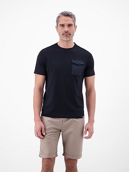 LERROS T-Shirt T-Shirt mit O-Neck und Brusttasche günstig online kaufen