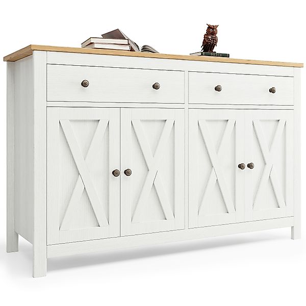 BlingBin Sideboard Küchenschrank, Buffetschrank, Aufbewahrungsschrank, Holz günstig online kaufen