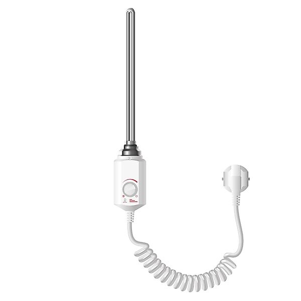 ECD Germany Heizstab 1200W mit Thermostat Elektronischer für Badheizkörper günstig online kaufen