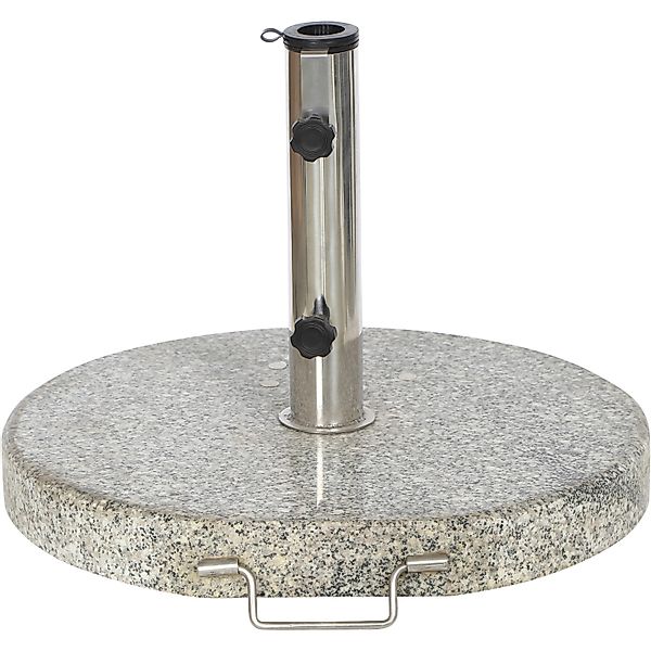 Siena Garden Schirmständer Granit Grau Ø 50x5,5 cm günstig online kaufen