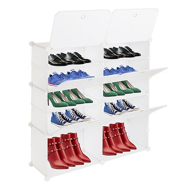 OOTDAY Schuhschrank Shoe Rack Organizer, Turm Regal Storage Cabinet Stand, günstig online kaufen