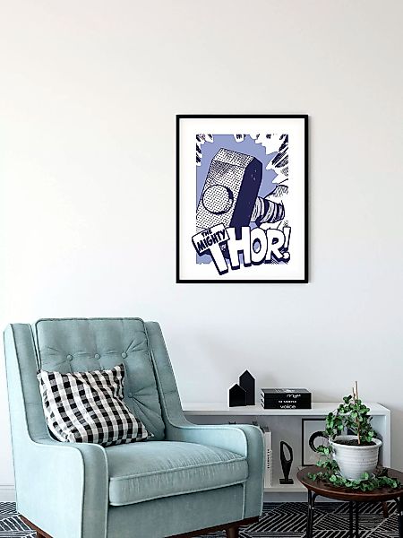 Komar Wandbild "Thor Mjölnir", (1 St.), Deutsches Premium-Poster Fotopapier günstig online kaufen