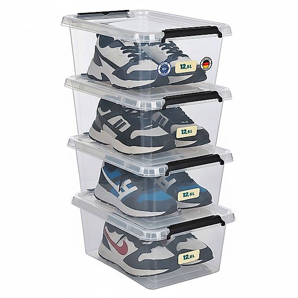 astor24 Aufbewahrungsbox Aufbewahrungsbox mit Deckel 4er günstig online kaufen