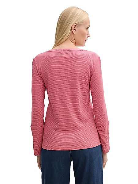 TOM TAILOR Henleyshirt mit Turn-Up-Arm günstig online kaufen