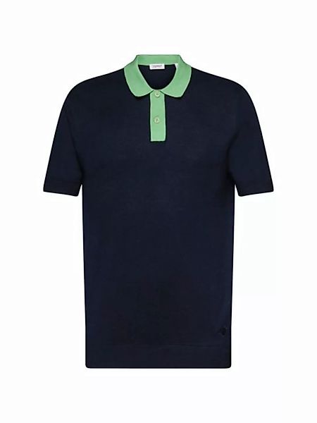 Esprit Kurzarmpullover Kurzärmliges Poloshirt aus Strick günstig online kaufen