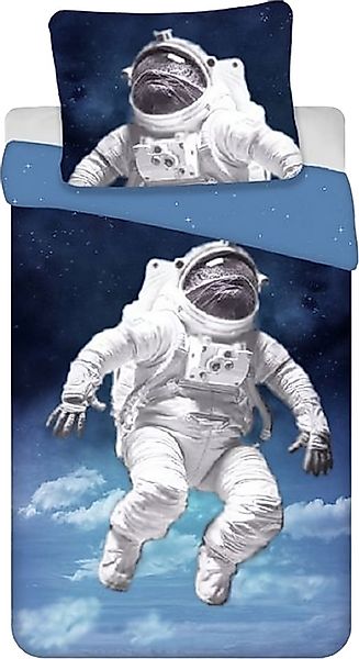 BrandMac Kinderbettwäsche Bettwäsche Space Astronaut 135 x 200 cm, 100 % Ba günstig online kaufen