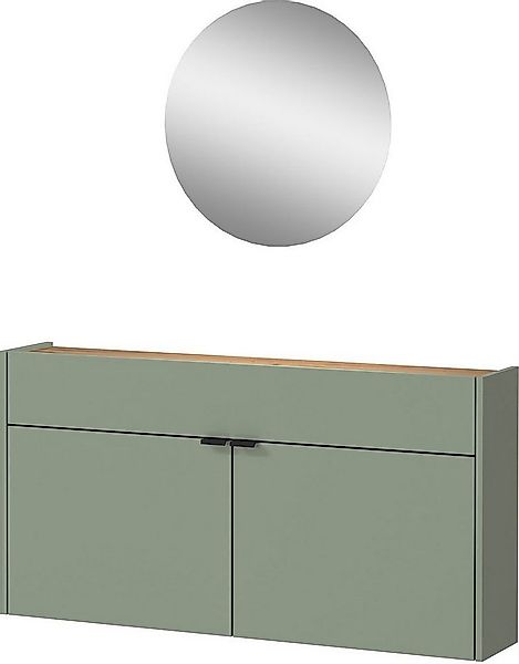 GERMANIA Garderoben-Set Ameca, (Set, 2-St), Mehrzweckschrank und Spiegel, g günstig online kaufen