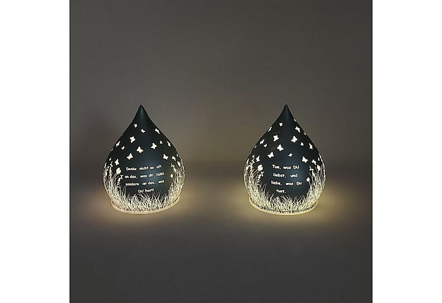 formano LED Tischleuchte Sprüche, Farbe: Grün, Motiv: Sprüche günstig online kaufen