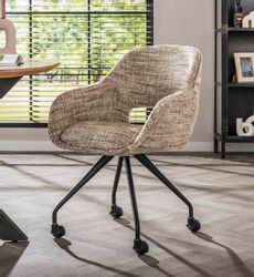 LEVEN Lifestyle Esszimmerstuhl LOTHAR mit Rollen günstig online kaufen