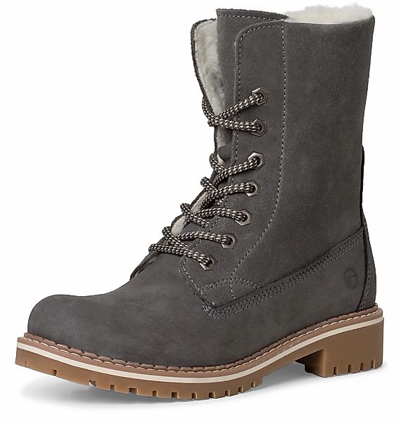 Tamaris Winterboots, Blockabsatz, Winterstiefelette, Schnürboots mit günstig online kaufen